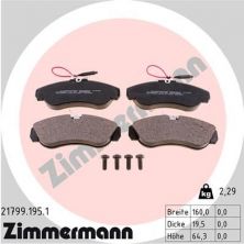 Zimmermann 21799.195.1 - Brzdové platničky -