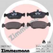 Zimmermann 21827.170.1 - Brzdové platničky -