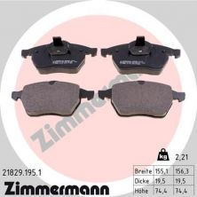Zimmermann 21829.195.1 - Brzdové platničky -