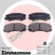 Zimmermann 21845.165.1 - Brzdové platničky -