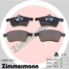 Zimmermann 21883.195.1 - Brzdové platničky -