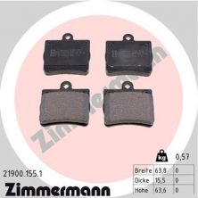 Zimmermann 21900.155.1 - Brzdové platničky -