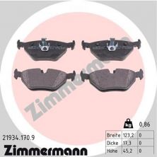 Zimmermann 21934.170.9 - Brzdové platničky -