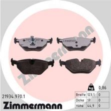 Zimmermann 21934.970.1 - Brzdové platničky -
