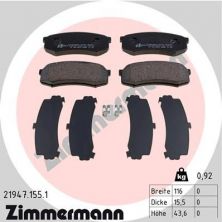 Zimmermann 21947.155.1 - Brzdové platničky -