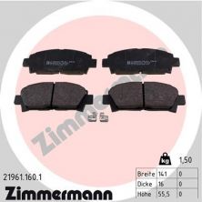 Zimmermann 21961.160.1 - Brzdové platničky -