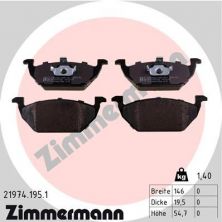 Zimmermann 21974.195.1 - Brzdové platničky -