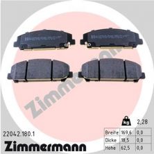 Zimmermann 22042.180.1 - Brzdové platničky -
