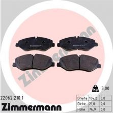Zimmermann 22062.210.1 - Brzdové platničky -