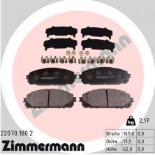 Zimmermann 22070.180.2 - Brzdové platničky -