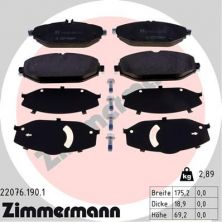 Zimmermann 22076.190.1 - Brzdové platničky -
