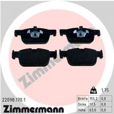Zimmermann 22098.170.1 - Brzdové platničky -