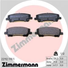 Zimmermann 22112.170.1 - Brzdové platničky -