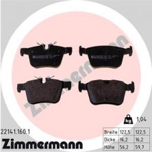 Zimmermann 22141.160.1 - Brzdové platničky -
