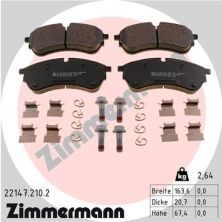 Zimmermann 22147.210.2 - Brzdové platničky -