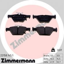 Zimmermann 22158.145.1 - Brzdové platničky -
