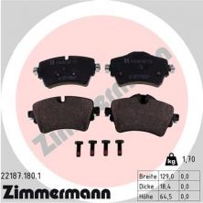 Zimmermann 22187.180.1 - Brzdové platničky -