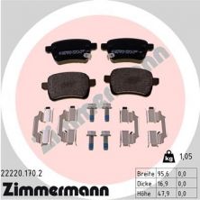 Zimmermann 22220.170.2 - Brzdové platničky -