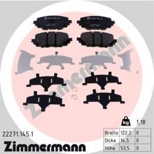Zimmermann 22271.145.1 - Brzdové platničky -