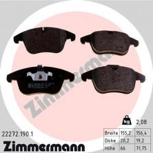 Zimmermann 22272.190.1 - Brzdové platničky -