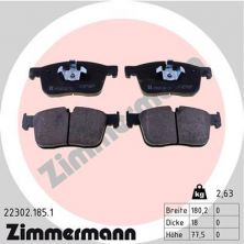 Zimmermann 22302.185.1 - Brzdové platničky -