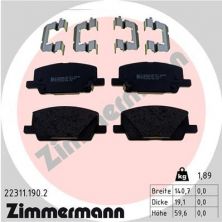 Zimmermann 22311.190.2 - Brzdové platničky -