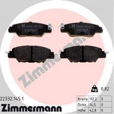 Zimmermann 22332.145.1 - Brzdové platničky -