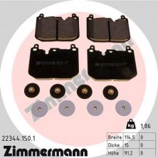 Zimmermann 22344.150.1 - Brzdové platničky -