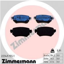 Zimmermann 22349.155.1 - Brzdové platničky -