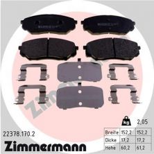 Zimmermann 22378.170.2 - Brzdové platničky -