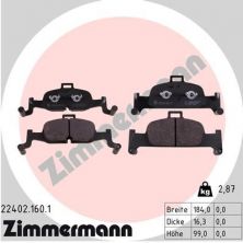 Zimmermann 22402.160.1 - Brzdové platničky -