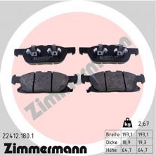 Zimmermann 22412.180.1 - Brzdové platničky -