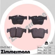 Zimmermann 22423.160.1 - Brzdové platničky -