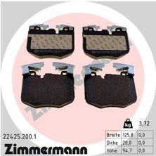 Zimmermann 22425.200.1 - Brzdové platničky -