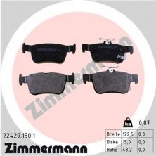 Zimmermann 22429.150.1 - Brzdové platničky -