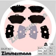Zimmermann 22437.165.1 - Brzdové platničky -