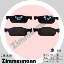 Zimmermann 22525.170.1 - Brzdové platničky -
