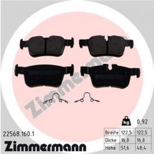 Zimmermann 22568.160.1 - Brzdové platničky -