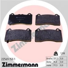 Zimmermann 22569.150.1 - Brzdové platničky -
