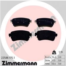 Zimmermann 22588.175.1 - Brzdové platničky -