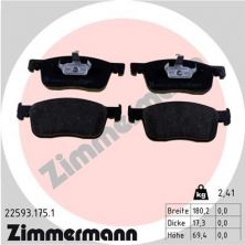 Zimmermann 22593.175.1 - Brzdové platničky -