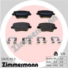 Zimmermann 22675.155.2 - Brzdové platničky -