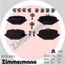 Zimmermann 22723.190.2 - Brzdové platničky -