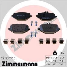 Zimmermann 22723.190.3 - Brzdové platničky -