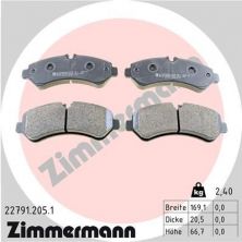 Zimmermann 22791.205.1 - Brzdové platničky -