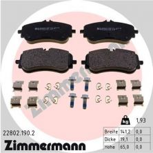 Zimmermann 22802.190.2 - Brzdové platničky -