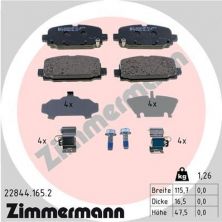 Zimmermann 22844.165.2 - Brzdové platničky -