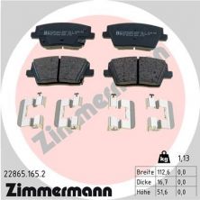 Zimmermann 22865.165.2 - Brzdové platničky -