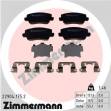 Zimmermann 22904.175.2 - Brzdové platničky -