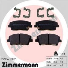 Zimmermann 22934.180.2 - Brzdové platničky -